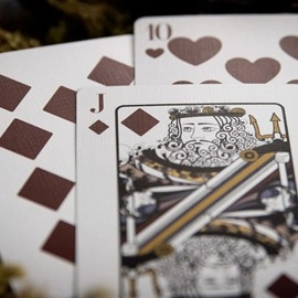 Spielkarten Fillide: A Sicilian Folk Tale Playing Cards V2 (Forest Green) by Jocu