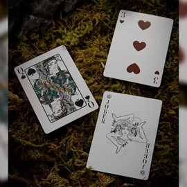 Spielkarten Fillide: A Sicilian Folk Tale Playing Cards V2 (Forest Green) by Jocu