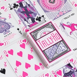 Spielkarten Tally Ho Circle Back Heart Playing Cards by US Playing Card Co.