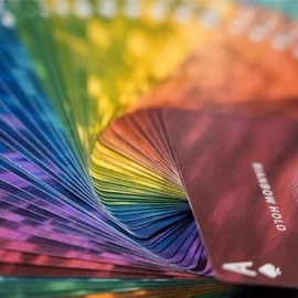 Rainbow HOLO Playing Cards by TCC Fashion