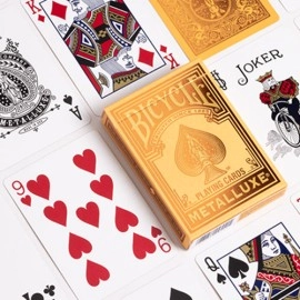 Spielkarten Bicycle Metalluxe Orange Playing Cards by US Playing Card Co.