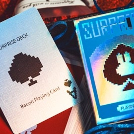 Spielkarten Limited Holographic Edition Surprise Deck V5 (Blue) Playing cards by Bacon Playing Card Company