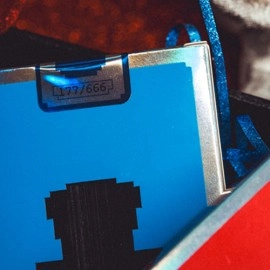 Spielkarten Limited Holographic Edition Surprise Deck V5 (Blue) Playing cards by Bacon Playing Card Company