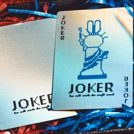 Spielkarten Limited Holographic Edition Surprise Deck V5 (Blue) Playing cards by Bacon Playing Card Company