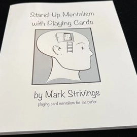 Stand-Up Mentalism With Playing Cards by Mark Strivings - Book