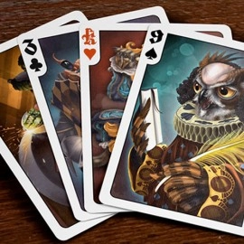 The Animal Instincts Poker and Oracle (Minstrel) Playing Cards