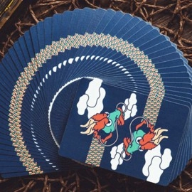 Spielkarten The Dragon (Blue Gilded) Playing Cards