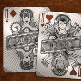 Spielkarten Verum Videre 2023 Edition (Silver) by Kings Wild Project Inc.