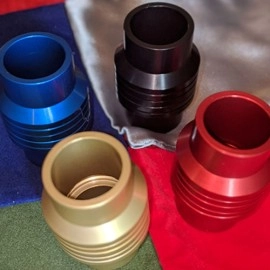 Penny Tube (Aluminum Red) by Chazpro Magic