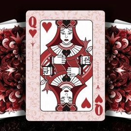 Spielkarten Grand Tulip Red Gilded Playing Cards