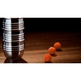 Cups and Balls Set (Stainless-Steel) by Bluether Magic and Raphael
