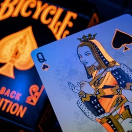 Spielkarten Bicycle Neon Solar-Orange Rider Back Playing Cards