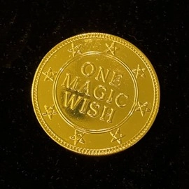 18K Gold Plated Magic Wishing Coin by Alan Wong