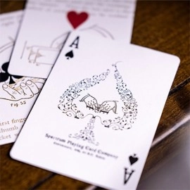 Spielkarten Fig. 25 Playing Cards by Cosmo Solano and Printed at US Playing Cards