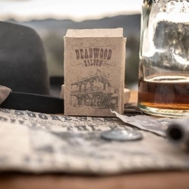 Spielkarten Deadwood Marked (Blue) Playing Cards by Matthew Wright and Mark Bennett
