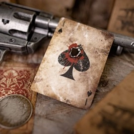 Spielkarten Deadwood Marked (Red) Playing Cards by Matthew Wright and Mark Bennett