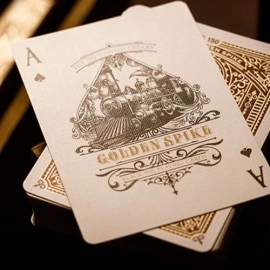 Spielkarten Golden Spike 150th Anniversary Playing Cards