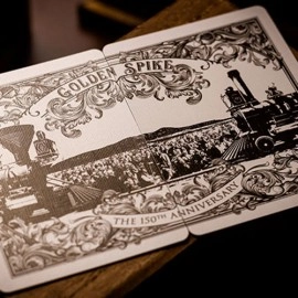 Spielkarten Golden Spike 150th Anniversary Playing Cards