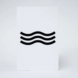 Bicycle Jumbo Gaff Card Double Face (Cross/Wavy Lines)