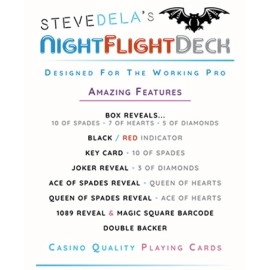 Spielkarten Pro Edition Night Flight Playing Cards by Steve Dela