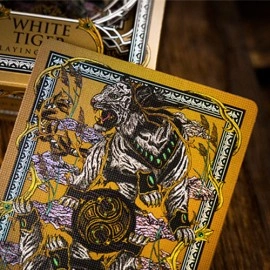 Spielkarten White Tiger Luxury Frame by Ark Playing Cards
