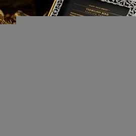 Vermilion Bird Black Gold Box Set by Ark Playing Cards