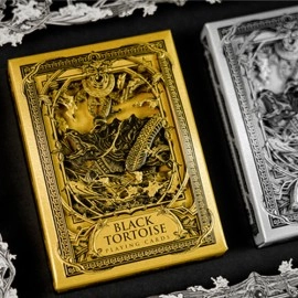 Black Tortoise Black Gold Box Set by Ark Playing Cards