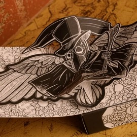 Spielkarten Plague Doctor (Blackout Plague) Playing Cards by Anti-Faro Cards