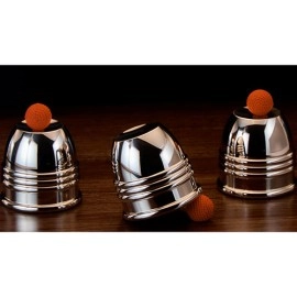 Cups and Balls Set SMALL (Stainless-Steel) by Bluether Magic and Raphael
