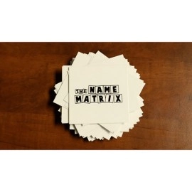 David Garrard and Jim Steinmeyer Present: Alan Wakeling's Name Matrix