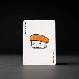 Spielkarten Sushi (Salmon Nigiri) Playing Cards by BAOBAO Restaurant