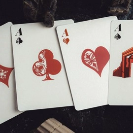 Spielkarten Gilded Atlantis: Fire Playing Cards