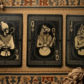 Spielkarten Egypt Mythology Black Edition (Green, Nile) Playing Cards