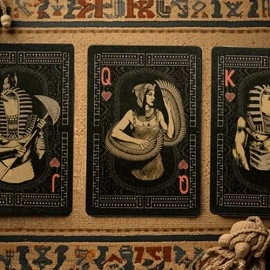 Spielkarten Egypt Mythology Black Edition (Green, Nile) Playing Cards