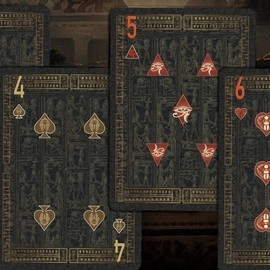 Spielkarten Egypt Mythology Black Edition (Pharaoh, Dark Gray) Playing Cards