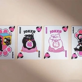 Spielkarten Bicycle Cat (Pink) Playing Cards by US Playing Card Co.
