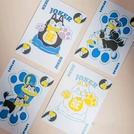 Spielkarten Bicycle Dog (Blue) Playing Cards by US Playing Card Co.