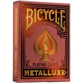 Spielkarten Bicycle Metalluxe Red Playing Cards by US Playing Card Co.