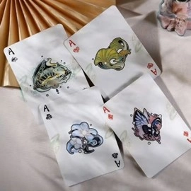 Spielkarten Flower Moon V2 (Lotus Pond) Playing Cards by King Star