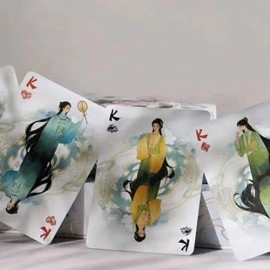 Spielkarten Flower Moon V2 (Lotus Pond) Playing Cards by King Star