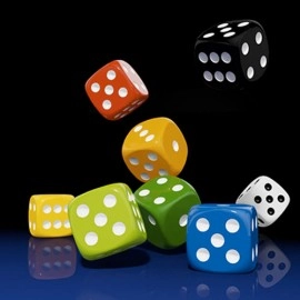 Magnetic Die (Black) by Iarvel Magic