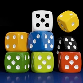 Magnetic Die (Black) by Iarvel Magic