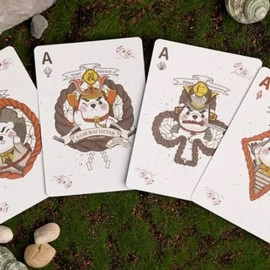 Spielkarten Samurai Otter Playing Cards - Bushido Edition (Scarlet) Playing Cards