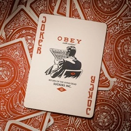 Spielkarten Obey Red Edition Playing Cards by Theory11