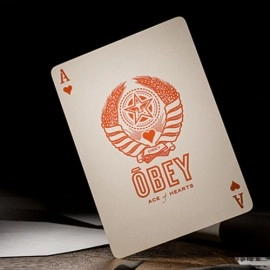 Spielkarten Obey Red Edition Playing Cards by Theory11