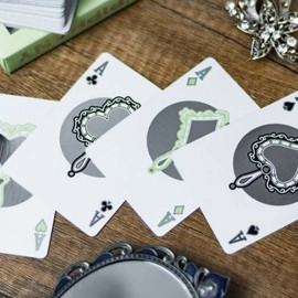 Spielkarten Reflections Epiphany (Green) Playing Cards by Emily Sleights