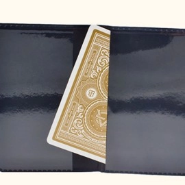 Card Holder Deluxe (2 transparent pockets + 1 hidden pocket)