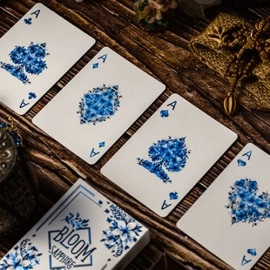 Spielkarten Bloom Sapphire Playing Cards by EmilySleights52