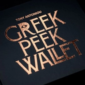 Greek Peek Wallet by Tony Antoniou