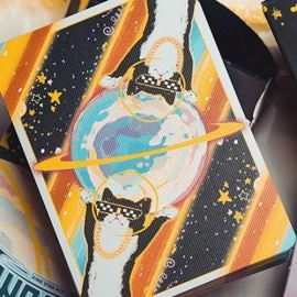 Spielkarten Space Cat V2 Collector's Box Set Playing Cards by King Star